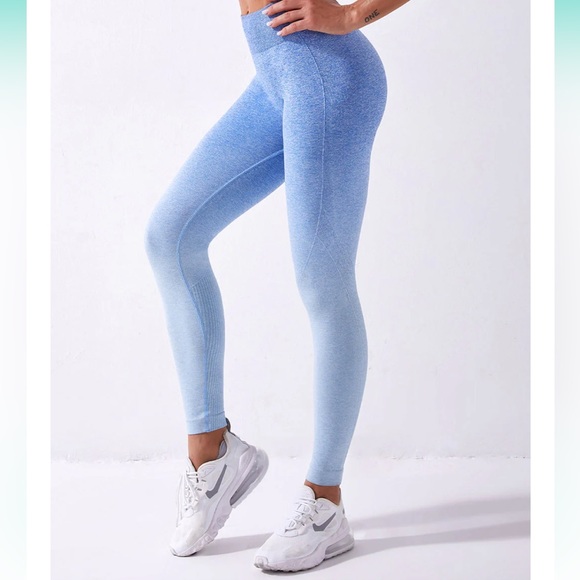Be Aybl Blue Ombré Leggings - Picture 3 of 6